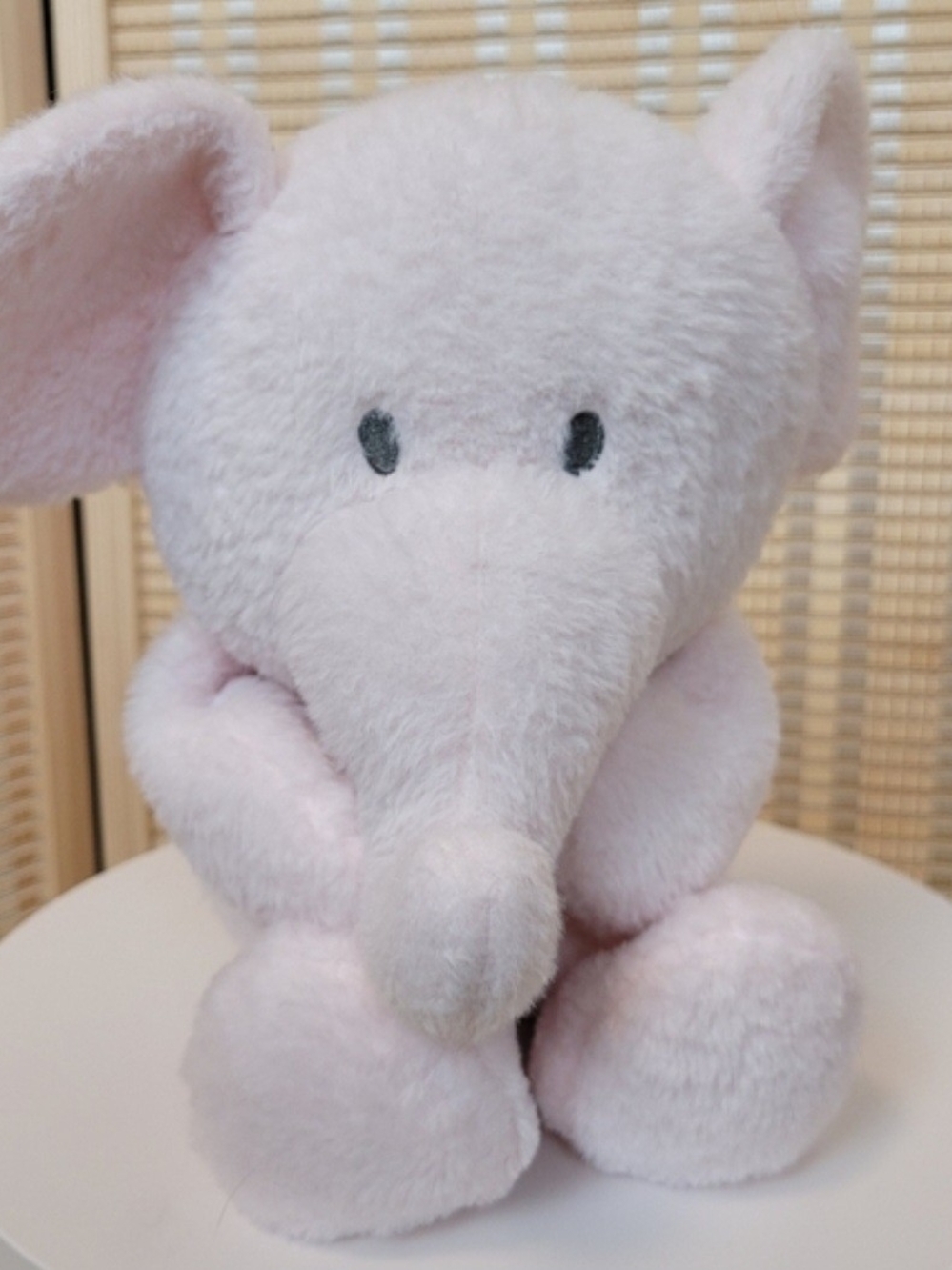 Kellytoy Pink Plush Elephant Rattle